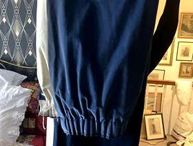 Freecycle Blue velvet curtains