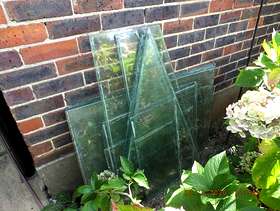 Freecycle Greenhouse glass