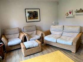 Freecycle Wicker conservatory set