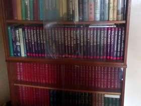 Freecycle 2 x wooden book cases with glass sliding doors