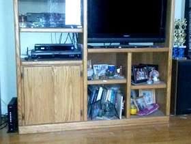 Freecycle Entertainment center