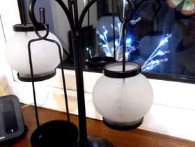 Freecycle Ornate Tea Light Small Candle Holder Black Metal Tree with ...