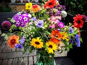 Freecycle Large bunch of summer flowers