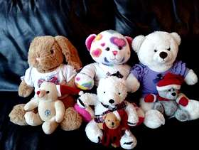Freecycle Build a Bear teddies and friends