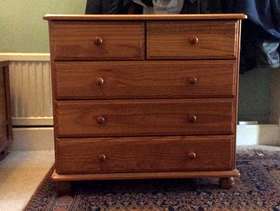 Freecycle Pine chest of drawers