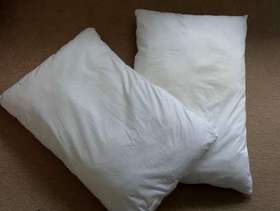 Freecycle Free pillows x 2 - machine-washable