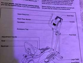 Freecycle Elliptical Proform hybrid trainer