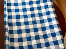 Freecycle Very Large Tablecloth Cotton Gingham