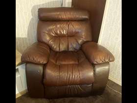 Freecycle Leather recliner chair