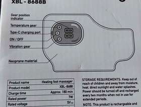 Freecycle 2 Heated Foot Massager, EMSence