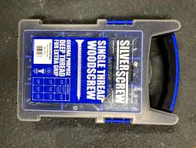 Freecycle Box of Different Sized Woodscrews