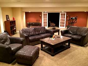 Freecycle Leather living room set
