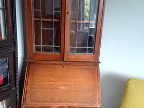 Freecycle Bookcase with desk and drawers