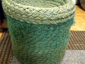 Freecycle Raffia type sewing tub