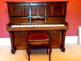 Freecycle Collard and Collard piano and stool