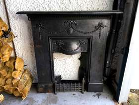 Freecycle Cast iron fireplace