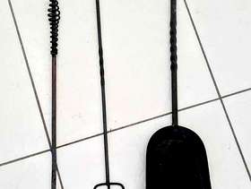 Freecycle 3 hand forged fireside tools