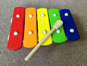 Freecycle Wooden glockenspiel for babies