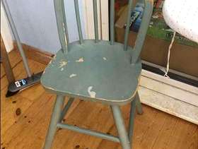 Freecycle Wooden toddler chair
