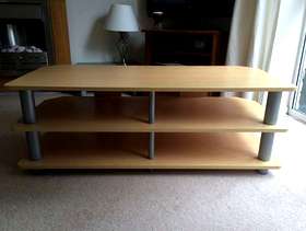Freecycle Beech effect tv unit