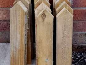 Freecycle Wooden spikes
