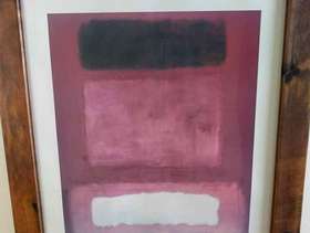 Freecycle Framed Mark Rothko Print