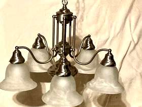 Freecycle Dining room chandelier