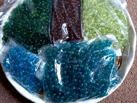 Freecycle Assorted Colours - Vintage Round Glass Beads
