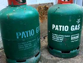 Freecycle 13 kg Patio Gas bottles for heater or barbecue.