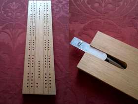 Freecycle New Wooden Cribbage Board