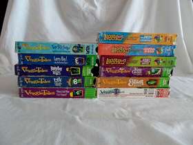 Freecycle FREE -- 11 Veggie Tales/Larry Boy VHS