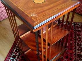 Freecycle Antique rotating bookstand