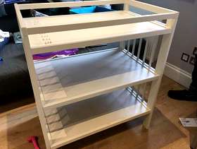 Freecycle Ikea baby changing table - white