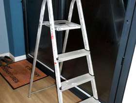 Freecycle Metal step ladder - collect from Pyrford