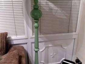 Freecycle Lime Green Floor Lamp