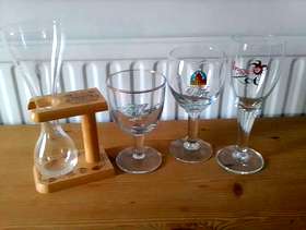Freecycle Pauwel Kwak & Belgian Beer Glasses