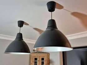 Freecycle 2 large pendant lights