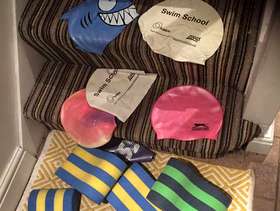Freecycle Floats and swimming hats