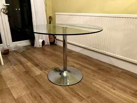 Freecycle Glass top dining table
