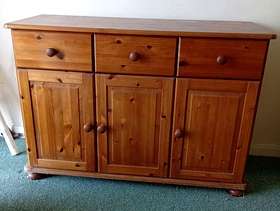 Freecycle Pine sideboard #1