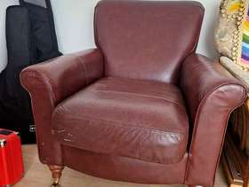 Freecycle Leather armchair free to pickup in Cliftonville