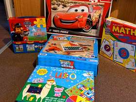 Freecycle Puzzles, games and toys