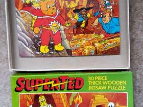 Freecycle Vintage Wooden Jigsaw, SuperTed
