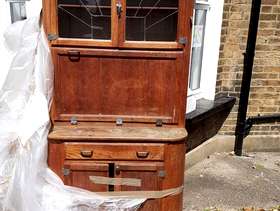 Freecycle 1920s/30s kitchen cabinet.