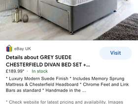Freecycle Brand new 4ft Double Divan with headboard and Mattress.
