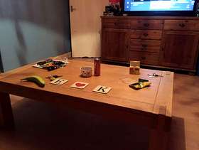 Freecycle For sale Newish coffee table it’s solid oak