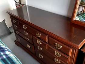 Freecycle Two Solid Cherrywood Chests of Drawers (Large)