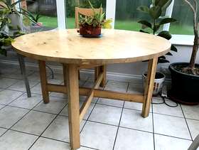 Freecycle Pine table
