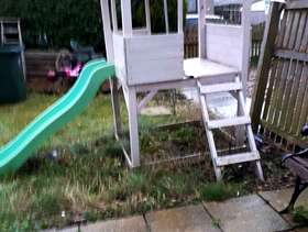 Freecycle Outdoor play climbing frame and slide