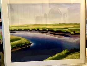 Freecycle Marsh Painting